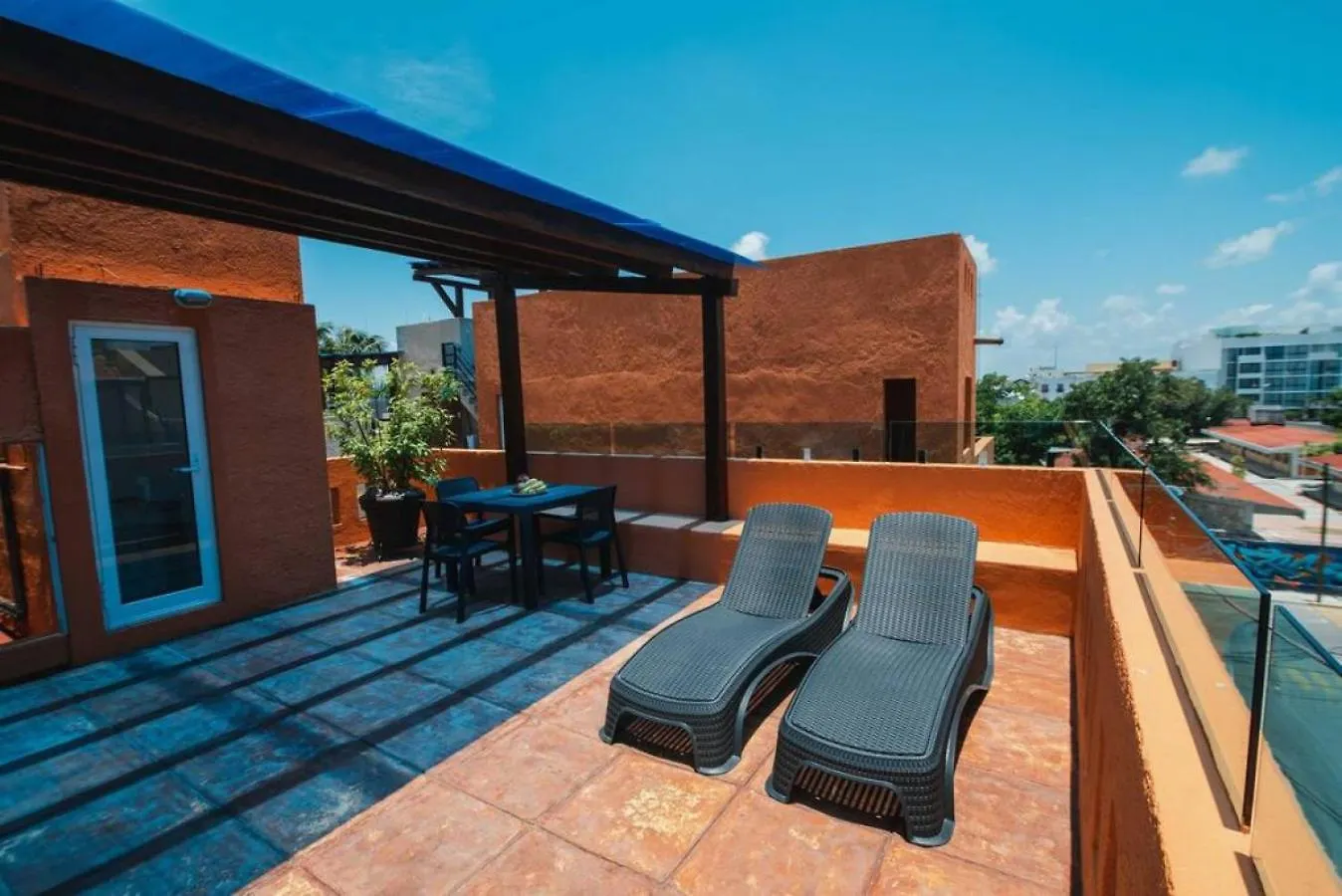 1Br Apt With Balcony And Terrace, 1 Block From 5Th Av Playa del Carmen Apartment